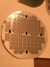 4" XEROX Printer Silicon Wafer DDC CTP1 CTP3  1980s  Vintage CPU Chip