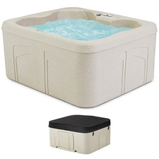 LifeSmart LS100 Sand 4 Person Plug and Play Square Hot