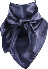 Solid Color Wild Rag, Pure Cowboy Bandanas 35 Inch, Bolo Scarf for Men Women