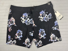 Billabong Size 38 Sunday Pro Performance 19" Men Boardshort Stealth Navy Stretch