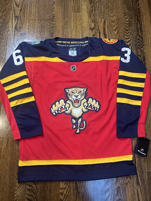 #ad MARCHAND FLORIDA PANTHERS Winter Classic Miami Jersey 2026 Size Large Red $166.44
