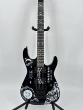 Black KH-2 Ouija Kirk Hammett electric guitar FR Bridge HH pickup 6 strings