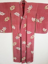 1930s,Antique Japanese  Silk KIMONO Robe .128