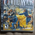 Activision Civil War: Secret Missions Sony PlayStation 3 PS3 T-Teen