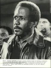 Press Photo Actor Richard Roundtree in "An Eye for an Eye" Movie - hcq41189