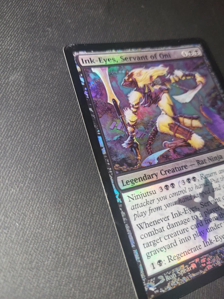 Ink-Eyes, Servant Of Oni LP FOIL MTG PRERELEASE Betrayer's Of Kamigawa - Image 3 of 4