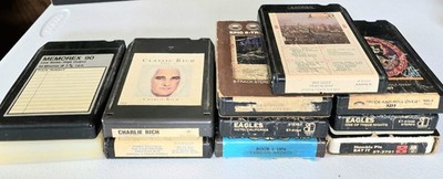 Vintage 8-Track Tape Cartridges Mixed Lot Untested