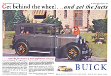 1929 Buick Silver Anniversary Model 20 Sedan Centerfold Ad 12x17