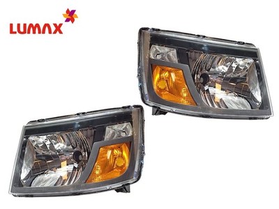 Lumax Headlight With Motor For Mahindra Supro Chrome ( 2015-NOW ) Both Side