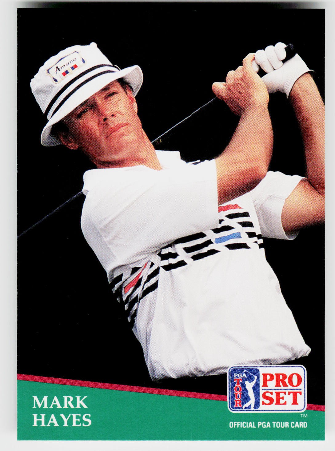Mark Hayes, 1991 Pro Set PGA Tour, #76, ,