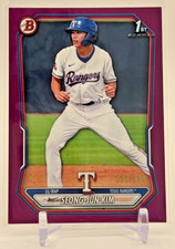 2026 Bowman 1st Prospect FUCHSIA BORDER PAPER/299 Seong-Jun Kim Rangers #BP-45