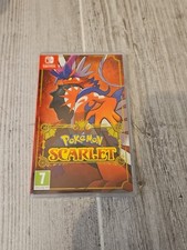 Pokmon Scarlet (Nintendo Switch, 2022) NO GAME Case Only 