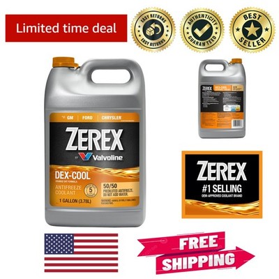 Zerex Antifreeze Coolant 50/50 - Superior Freeze Protection, 1 Gallon Ready-Mix