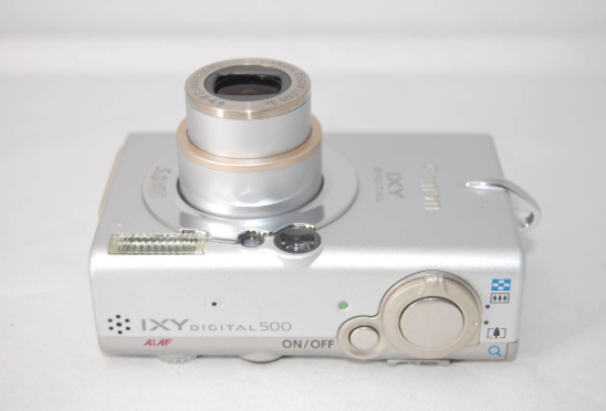 EXCELLENT] Canon IXY 500 Compact Digital Camera Silver Free