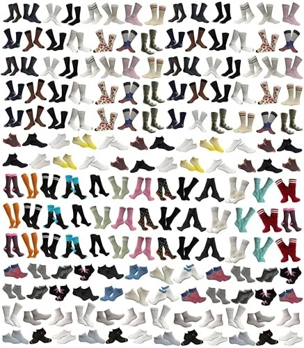 Yacht & Smith 180 Pairs Mixed Socks for Men,Women & Kids Bulk Wholesale Shelters
Opens in a new wind