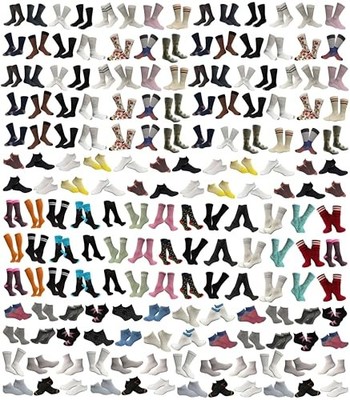 Yacht & Smith 180 Pairs Mixed Socks for Men,Women & Kids Bulk Wholesale Shelters