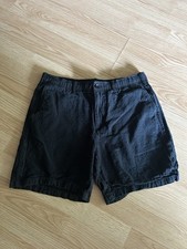 Gap Black 7 Linen Easy Linen Blend Casual Shorts Men s Medium