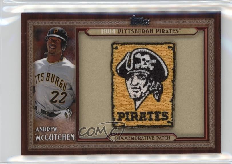 Andrew McCutchen #TLMP-AM 2011 Topps Baseball Throwback Logo Manufactured Patch