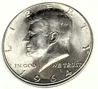 # C2695   U.S.   COIN,     KENNEDY HALF DOLLAR   1964