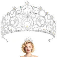 Crystal Crowns Halloween Costume Accessories for Women