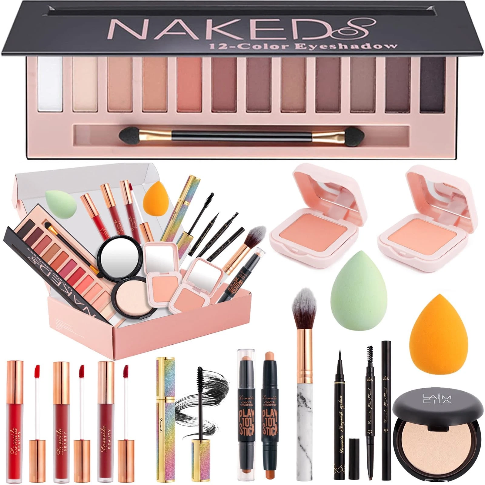 Makeup Kit for Women Full Kit,Professional Makeup Set,Includes 12 Colors Eyes...