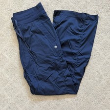 Lululemon Dance Studio Pant II No Liner Navy Blue Full Length Size 8