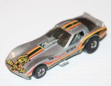 Vintage 1977 Hot Wheels Mongoose Corvette Dragster Tom McEwen Funny Race Car HK
