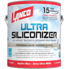 1 Gal. Ultra Siliconizer 100 Acrylic Elastomeric Reflective Roof Coating NEW