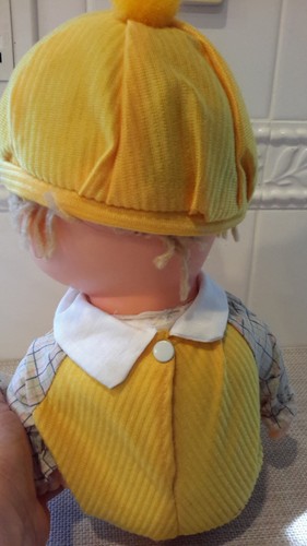 Vintage 1980’s Komfy Kids Ice Cream Doll Boy Yarn Hair Birth Certificat New - Picture 7 of 11