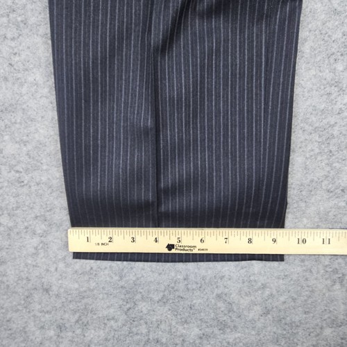 Pronto-Uomo Couture Charcoal Pinstriped 2-Pc Super 130s Blazer 45R ALTERED PANTS - Picture 17 of 21