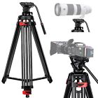 82" /210cm Professional Video Tripod, Heavy Duty Aluminum Alloy Camera Tripod.