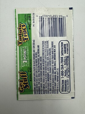 Vintage 90s Kool-Aid Lemon-Lime Super Fruity Flavor Canadian