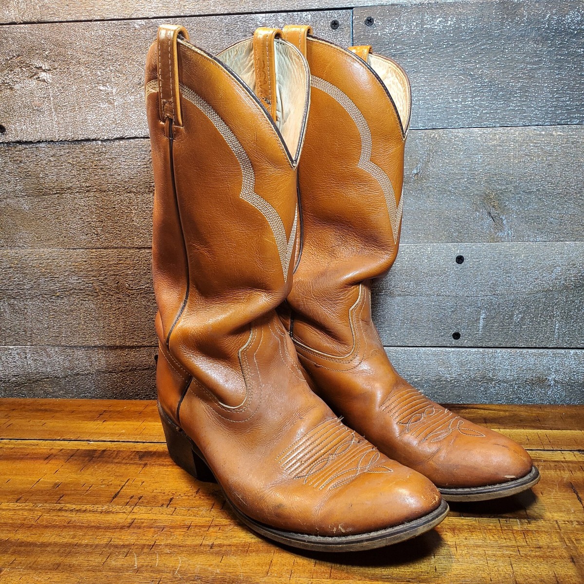 Acme Cowboy Western Ringo 1676 Boots Circle A 8222 9 EW | eBay display picture 2