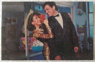 Bollywood Schauspieler Karisma Kapoor Govinda seltene alte Original Postkarte...