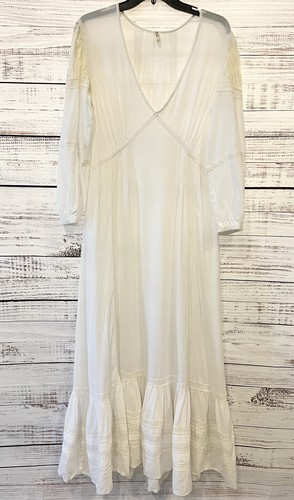 Sample Spell the Gypsy Collective White Wildflower Maxi Dress Sz S No S G2U