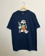 Rare Grail 90s Limp Bizkit Vintage NuMetal Band Tees large navy