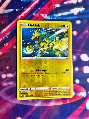 Pokemon Card Elektek Reverse Holo 044/163