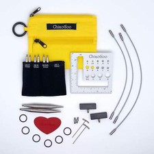 ChiaoGoo TWIST 3-Inch Shorties Yellow Set US-9 - US-11 Stainless Steel Interchan