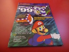 Nintendo Power Previews 99 Subscriber Bonus Donkey Kong 64 Mario Party Rayman 2