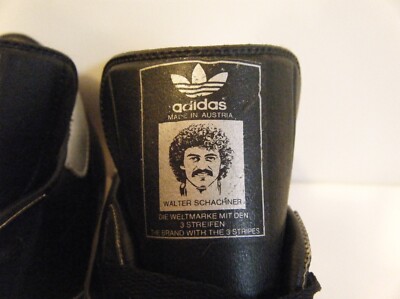OG Vtg 80s Adidas Walter Schachner Schoko Hattrick Cleat Soccer Sz