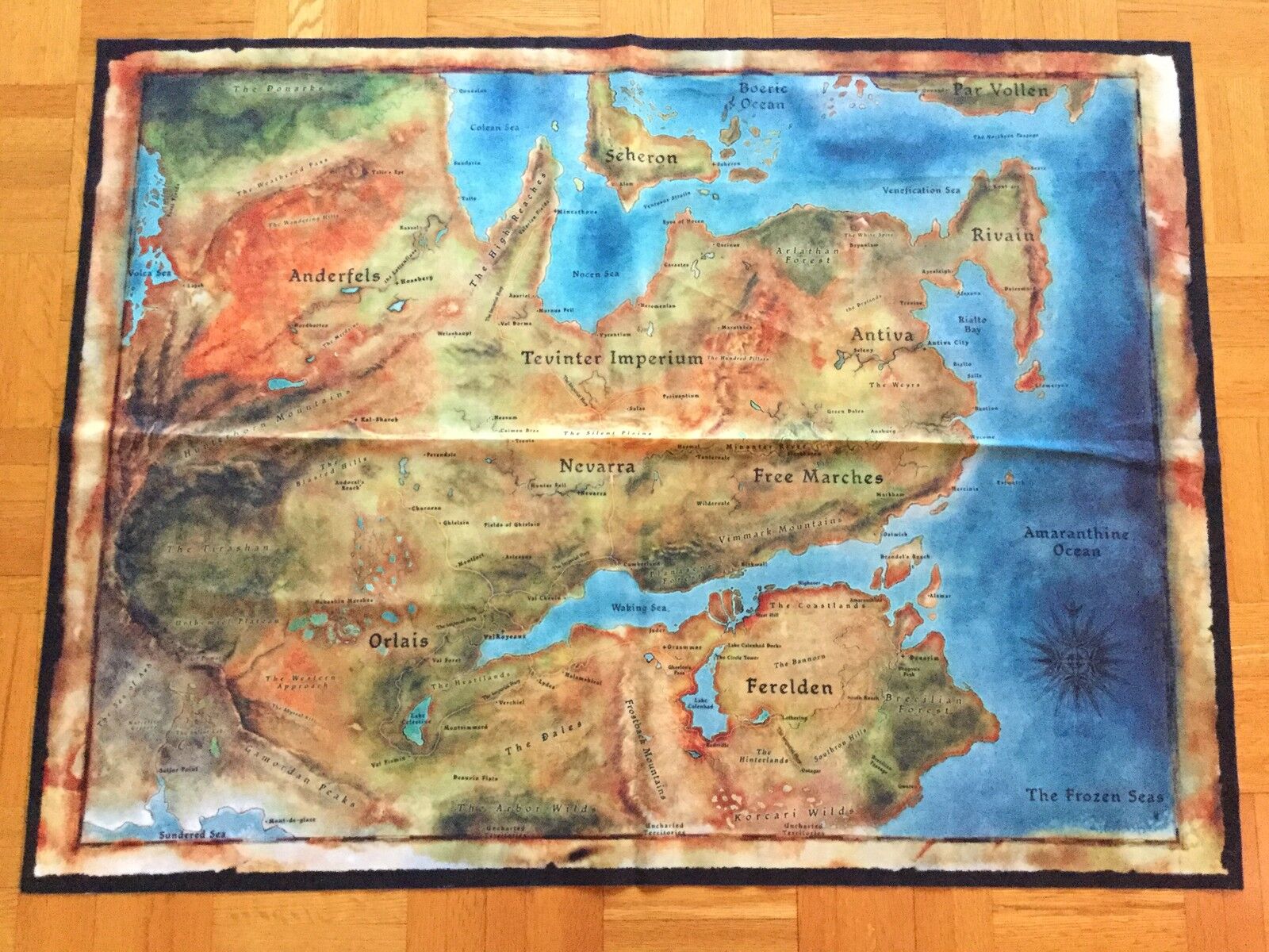 Dragon Age: Inquisition World Map