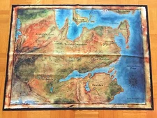 Dragon Age Inquisition Inquisitor's Edition Cloth Map of Thedas