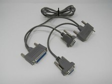 Standard Double Ended DB25 to DB9 Adapter Cable 7.5 ft Female