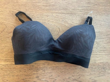 SOMA Pure Black Lace 32C Enbliss Wireless Bra - Pure Comfort - Major Support
