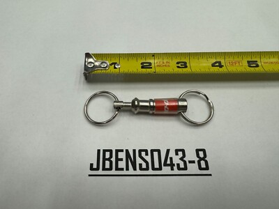 Snap-on Tools NEW Pull Apart Push Button Keychain | Red