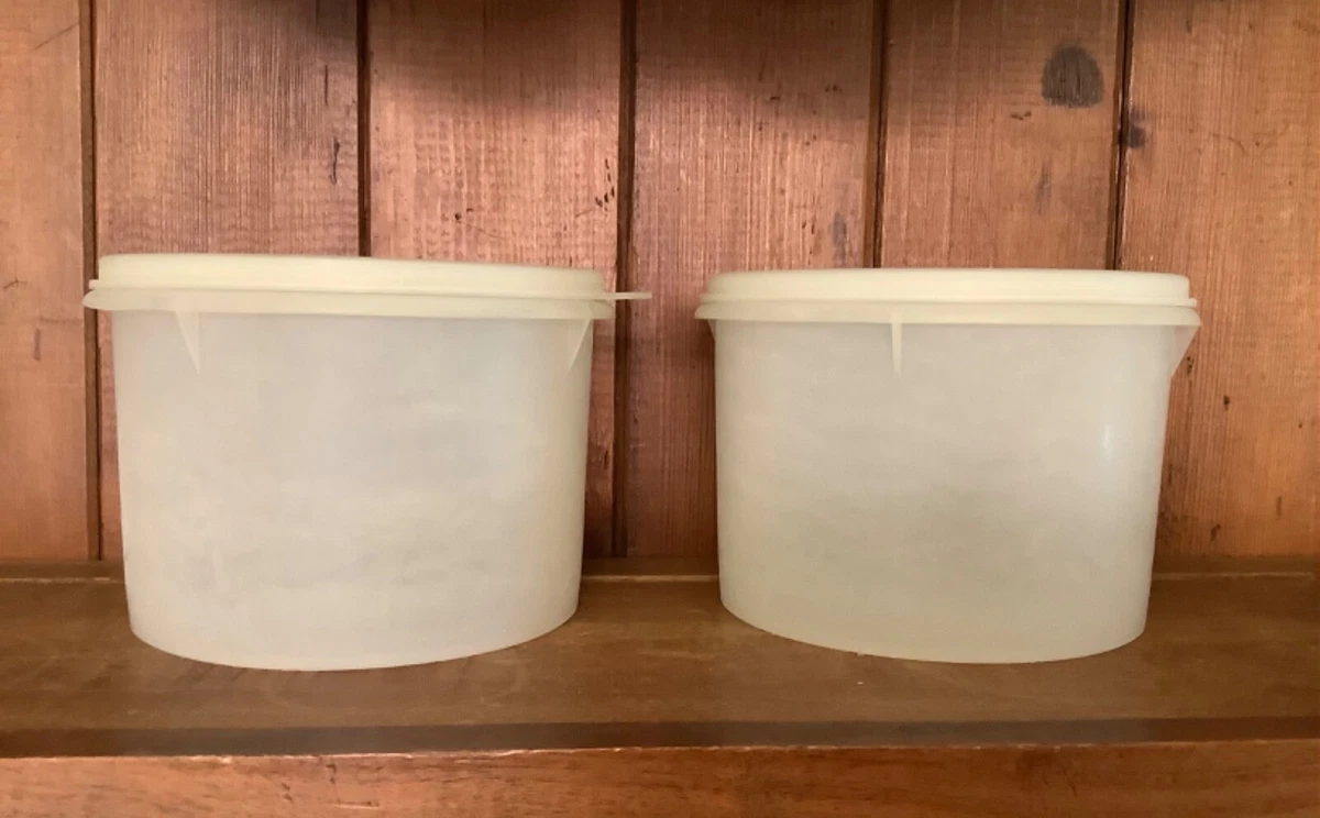 Round tupperware containers discount