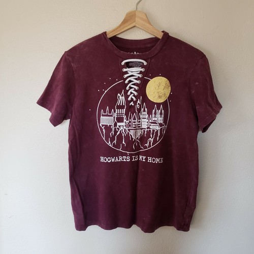 Harry Potter Maroon Lace Up Neck 