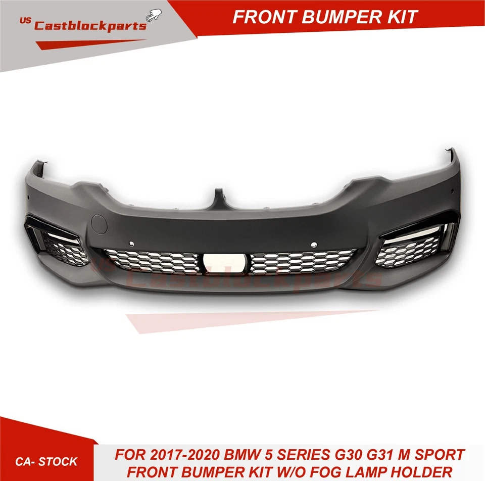 Parachoques delantero estilo deportivo para BMW Serie 5 G30 G31 M 2017-2020 Foto 4 de 4