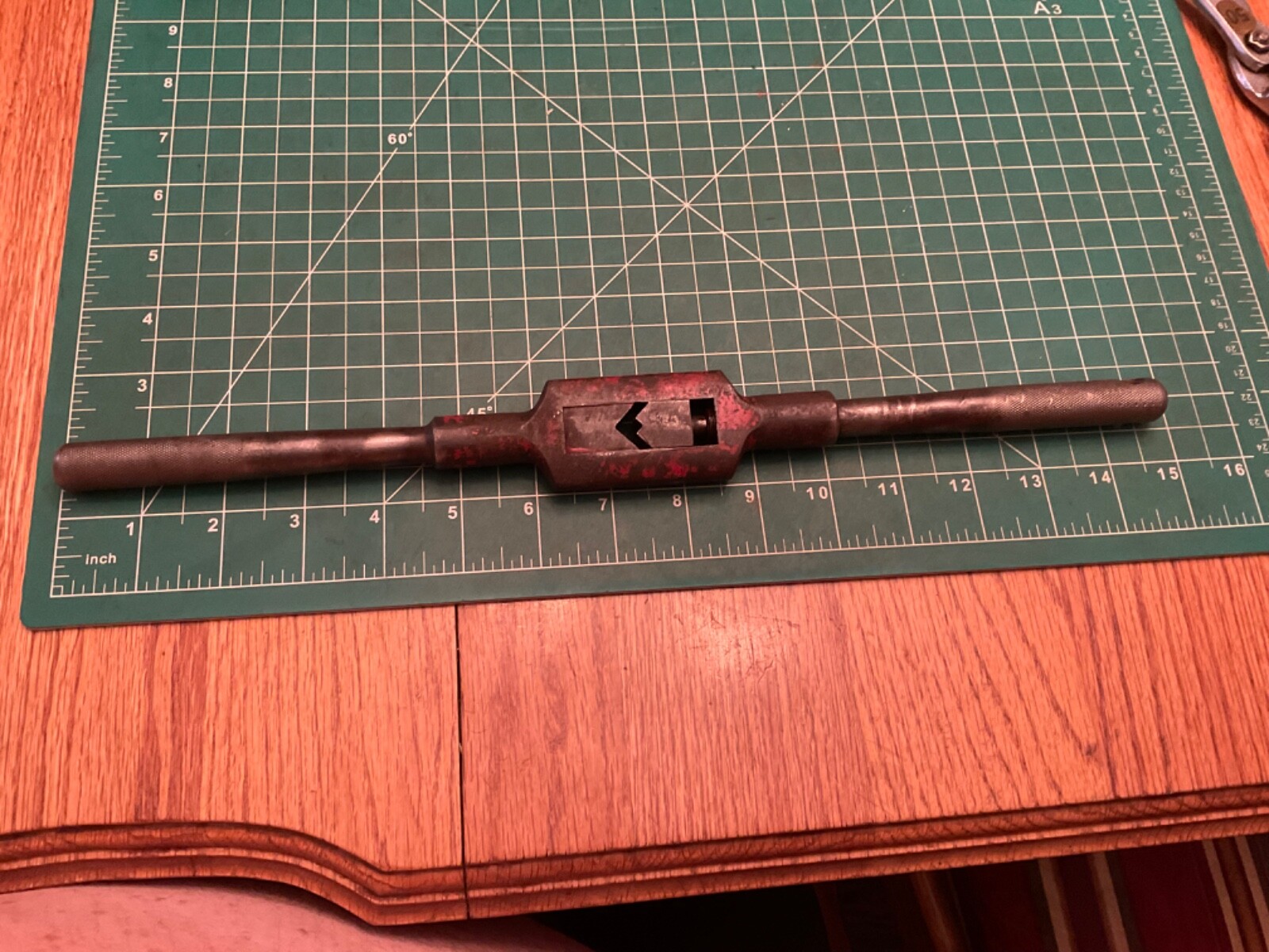 VINTAGE GREENFIELD TAP & DIE No. 36 TAP HANDLE, 15” LONG, Made in USA