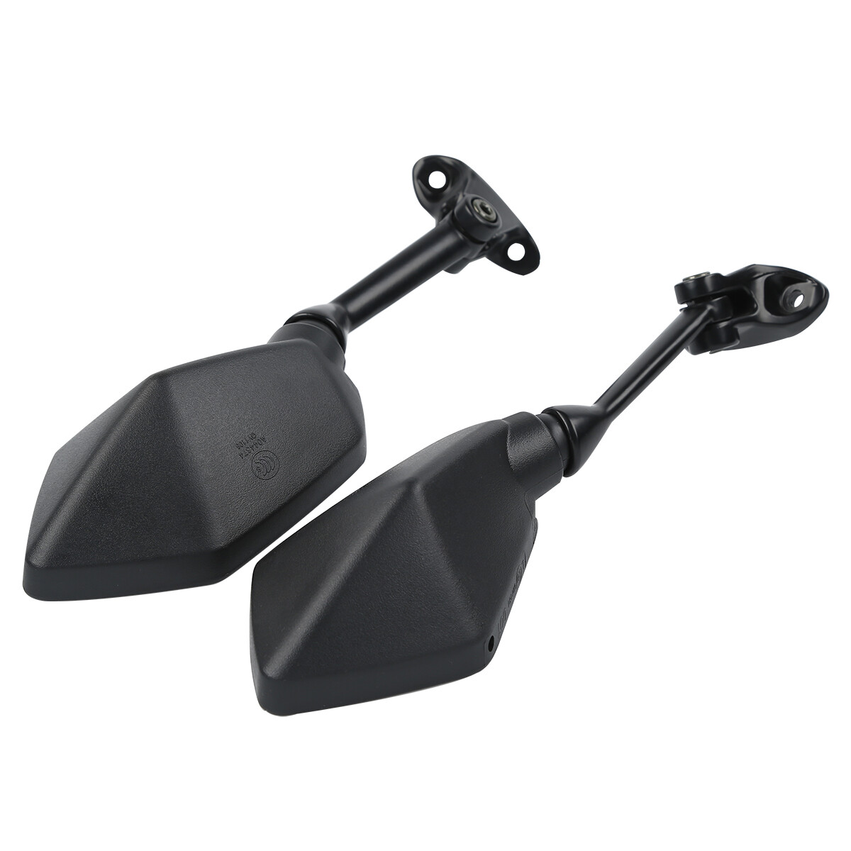 Pair Of Adjustable Black Side Mirrors For Kawasaki Ninja ZX6R / ZX600R (2009-2012)